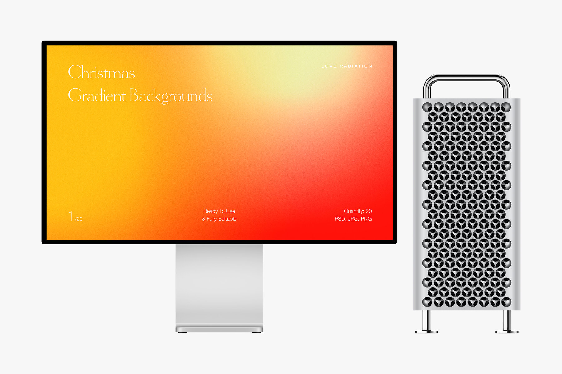 Christmas Abstract Festive Grainy Gradient Backgrounds PSD 13