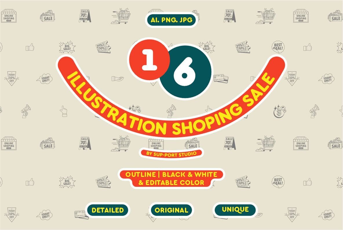 Shopping Sale Graphic Sets 1