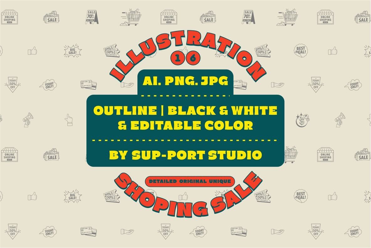 Shopping Sale Graphic Sets 2