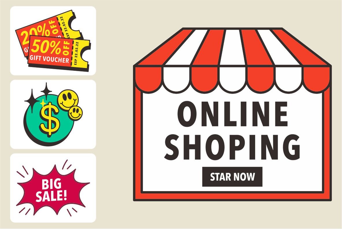 Shopping Sale Graphic Sets 4