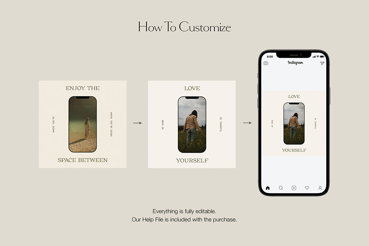 Instagram Creator Social Media Templates PSD 3