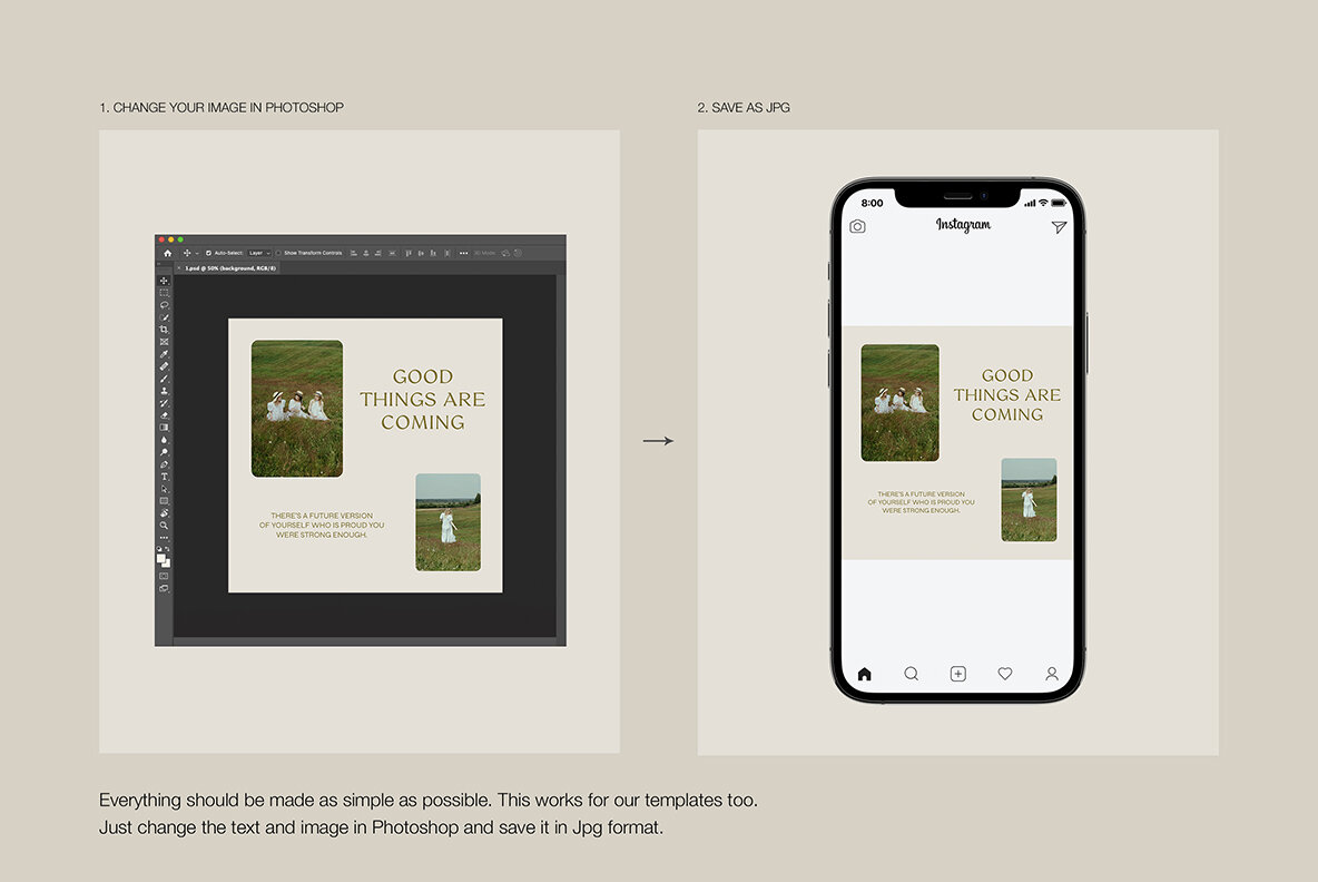 Eunoia   Inspirational Instagram Templates 15