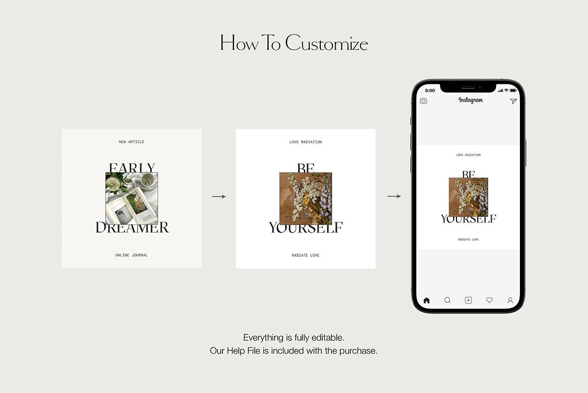 Ethereal Instagram Templates 3