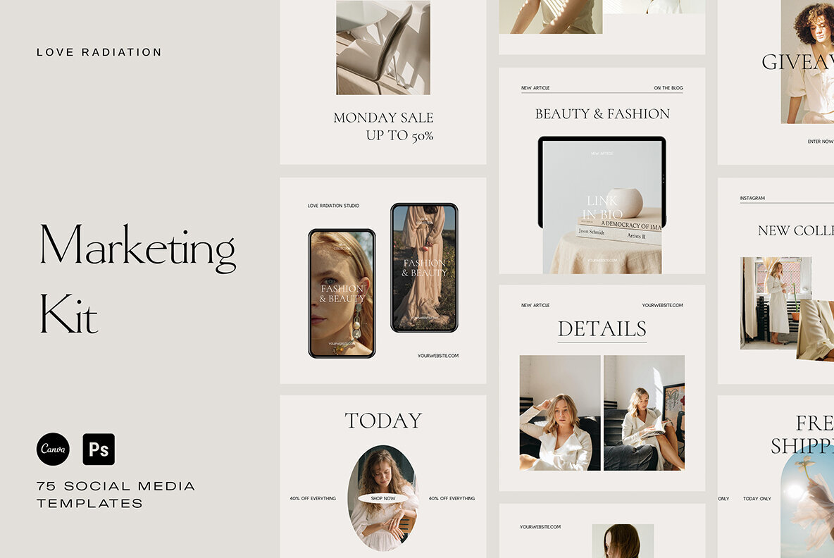 Marketing Kit Instagram Templates 1