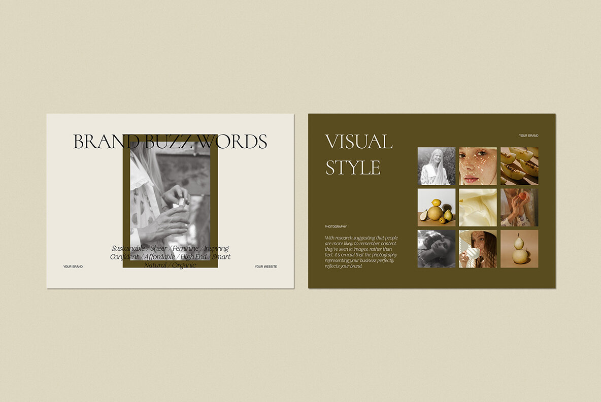 Brand Board Presentation Templates   CANVA PS 4