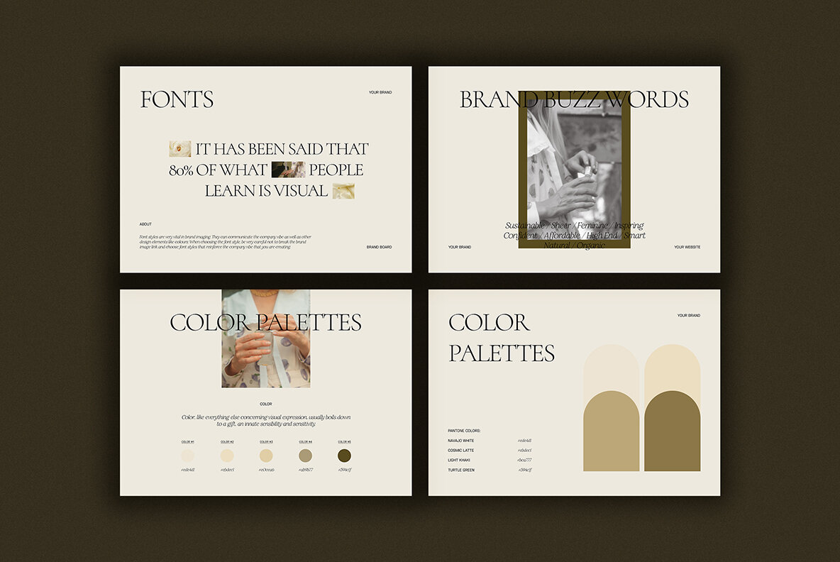 Brand Board Presentation Templates   CANVA PS 6