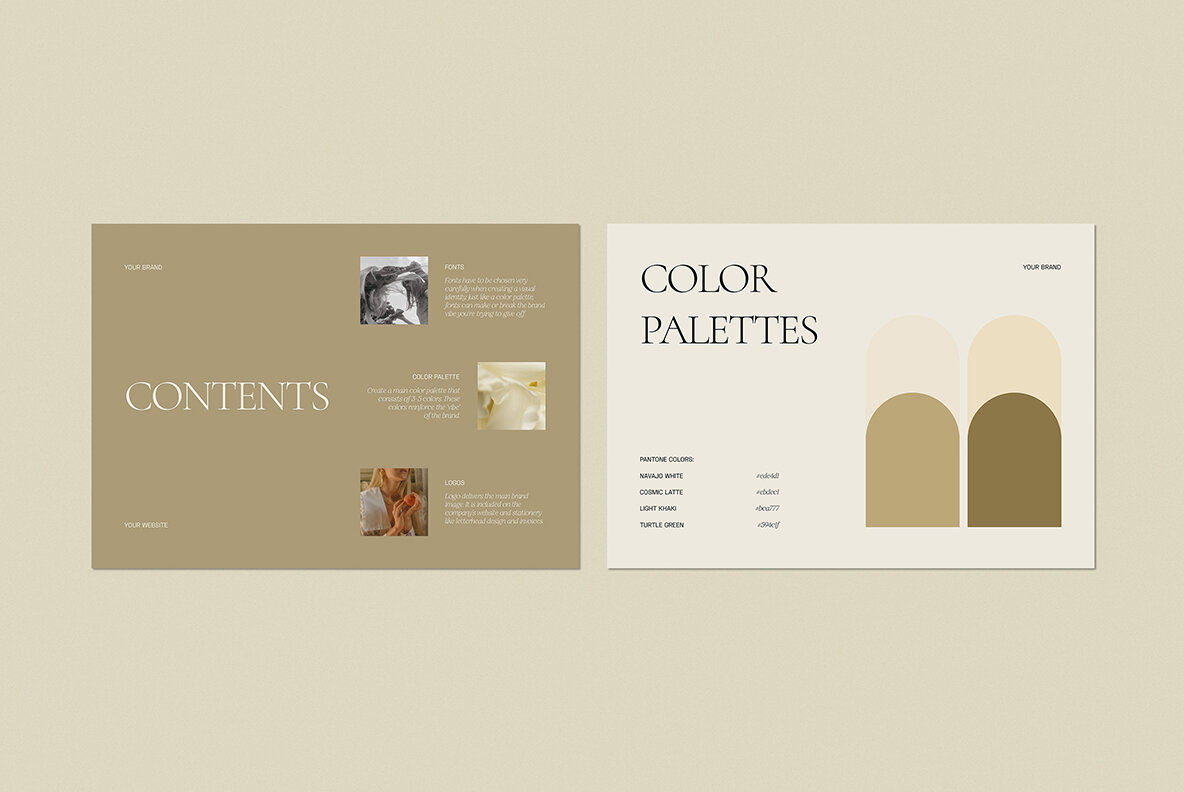 Brand Board Presentation Templates   CANVA PS 9