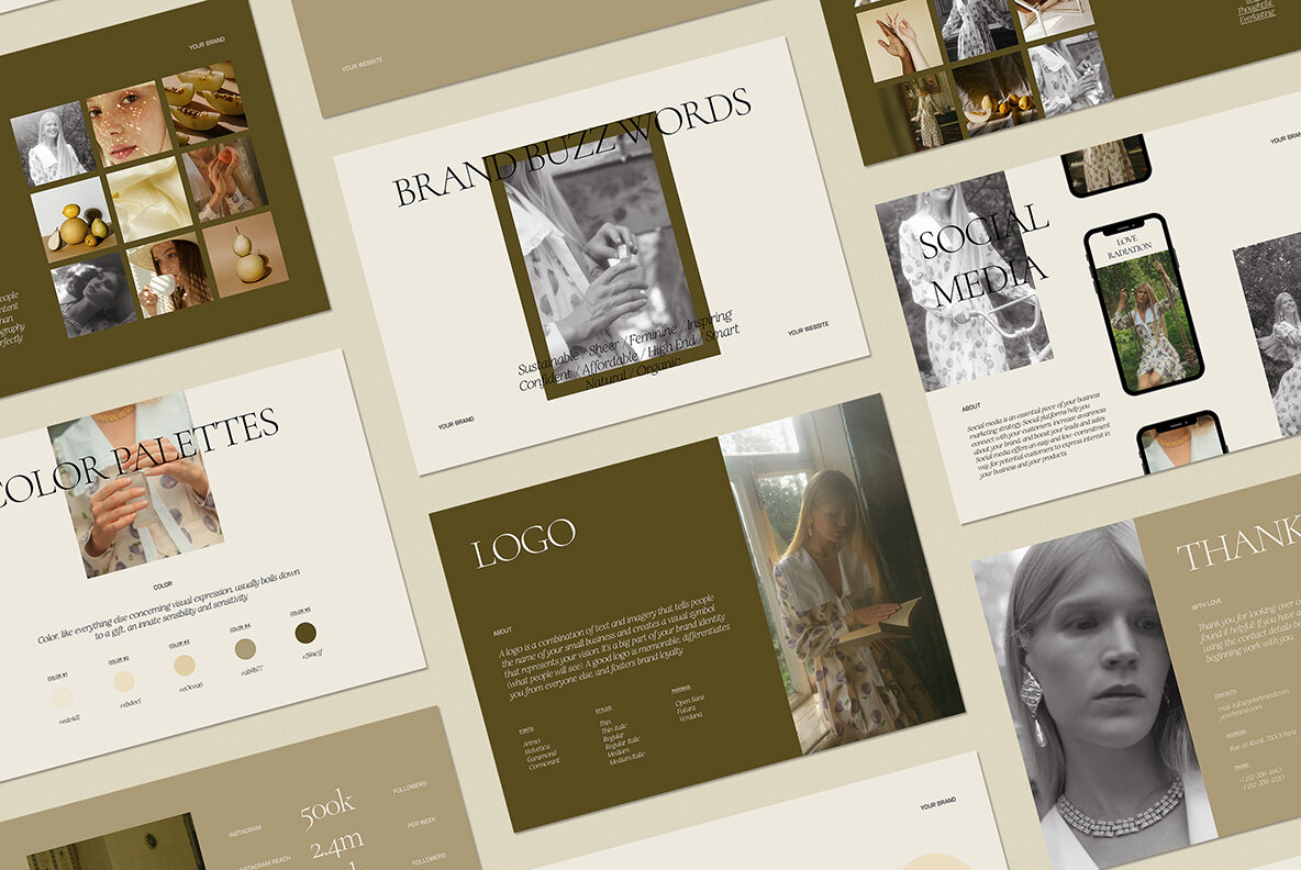 Brand Board Presentation Templates   CANVA PS 10