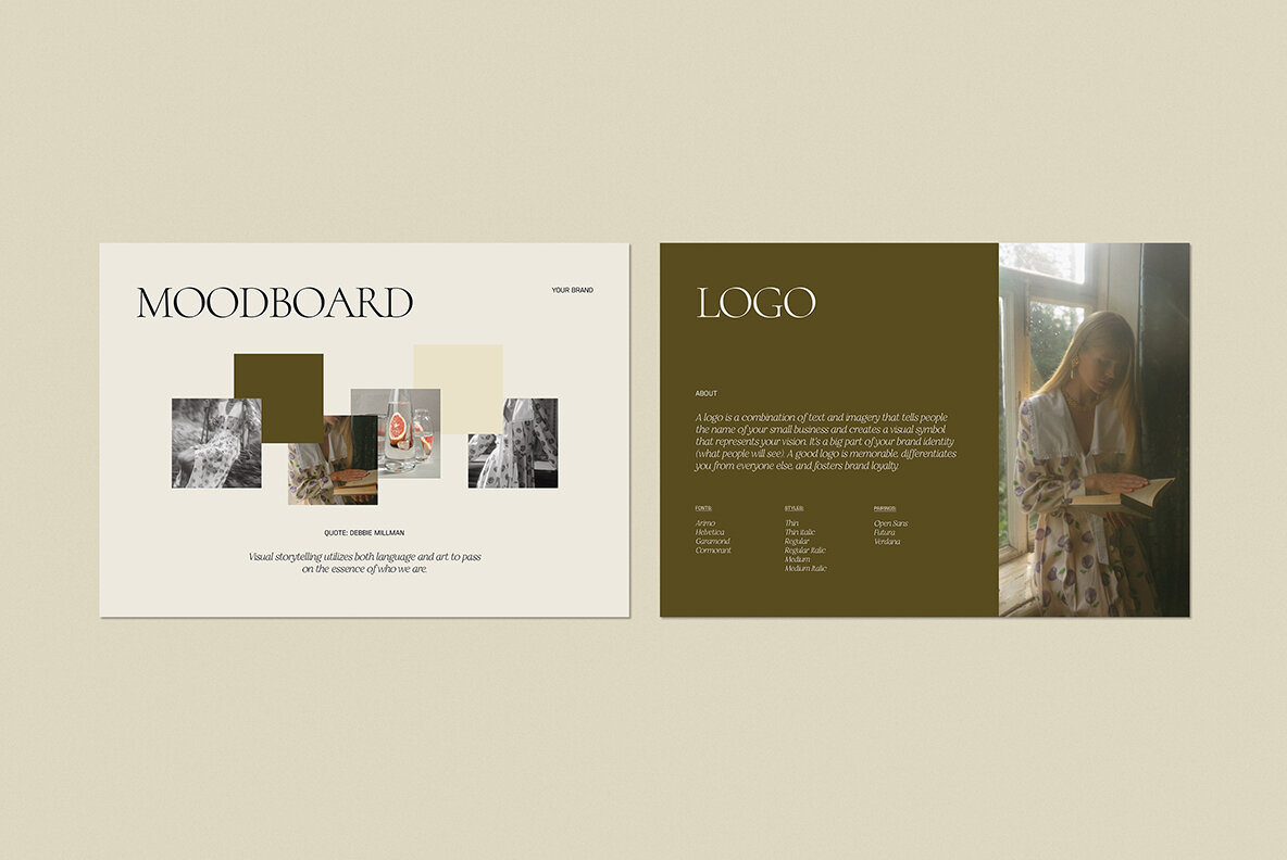 Brand Board Presentation Templates   CANVA PS 14