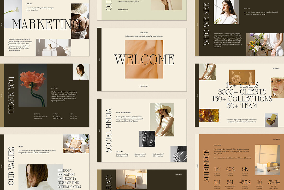 Media Kit Presentation Templates CANVA PS 3
