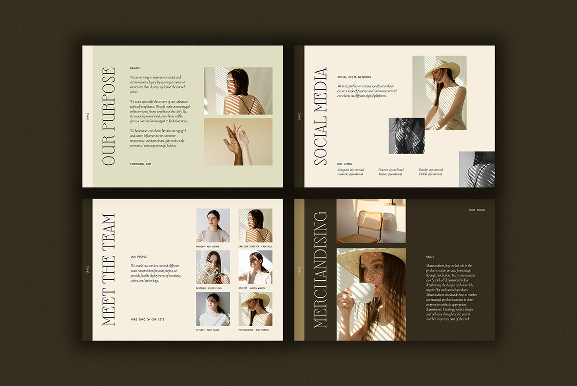 Media Kit Presentation Templates CANVA PS 6