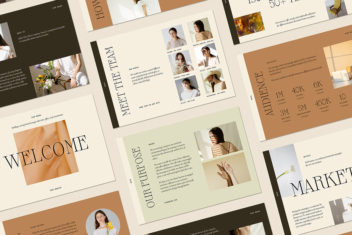 Media Kit Presentation Templates CANVA PS 8