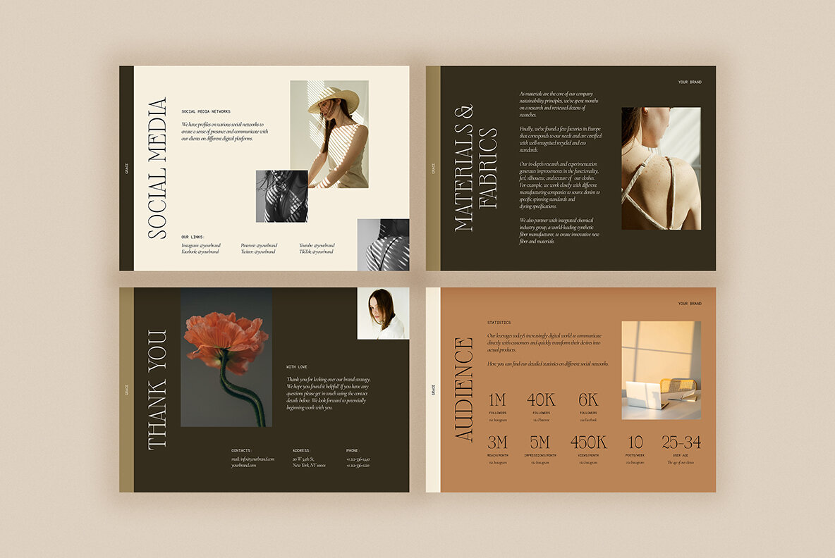 Media Kit Presentation Templates CANVA PS 10