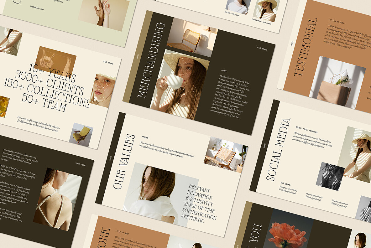 Media Kit Presentation Templates CANVA PS 12