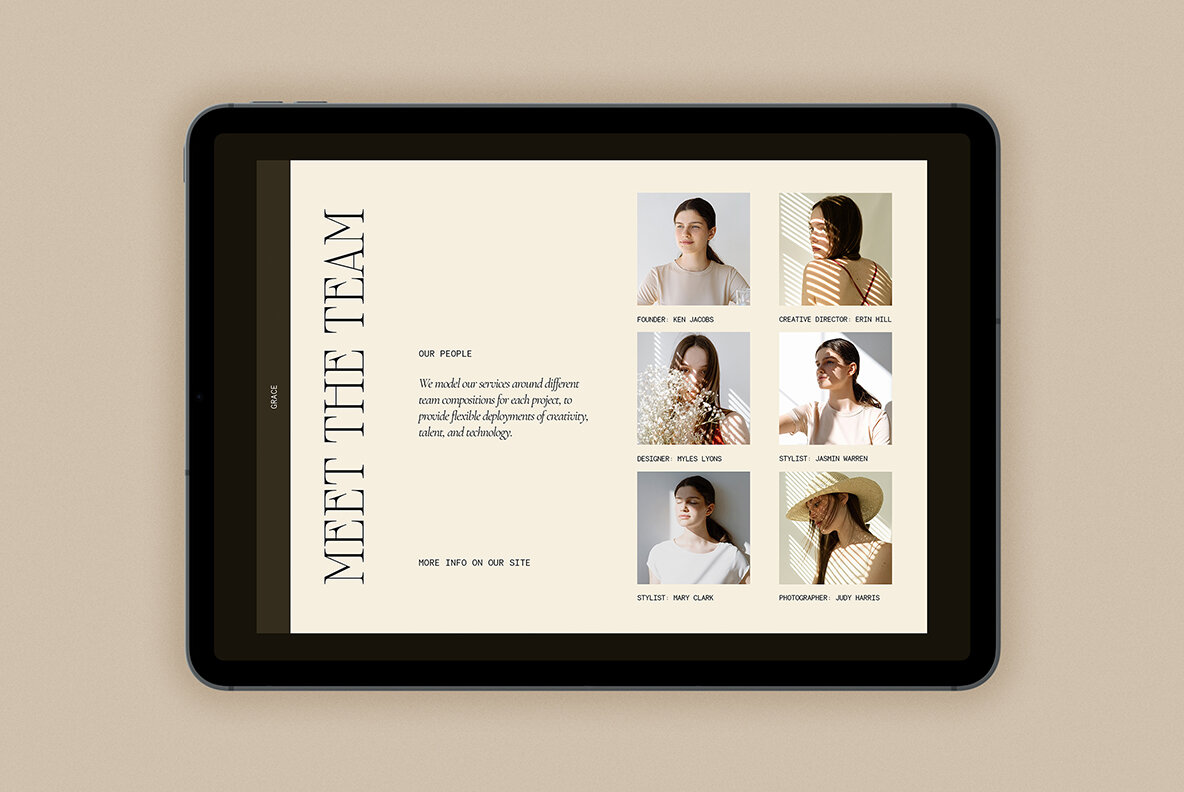 Media Kit Presentation Templates CANVA PS 15