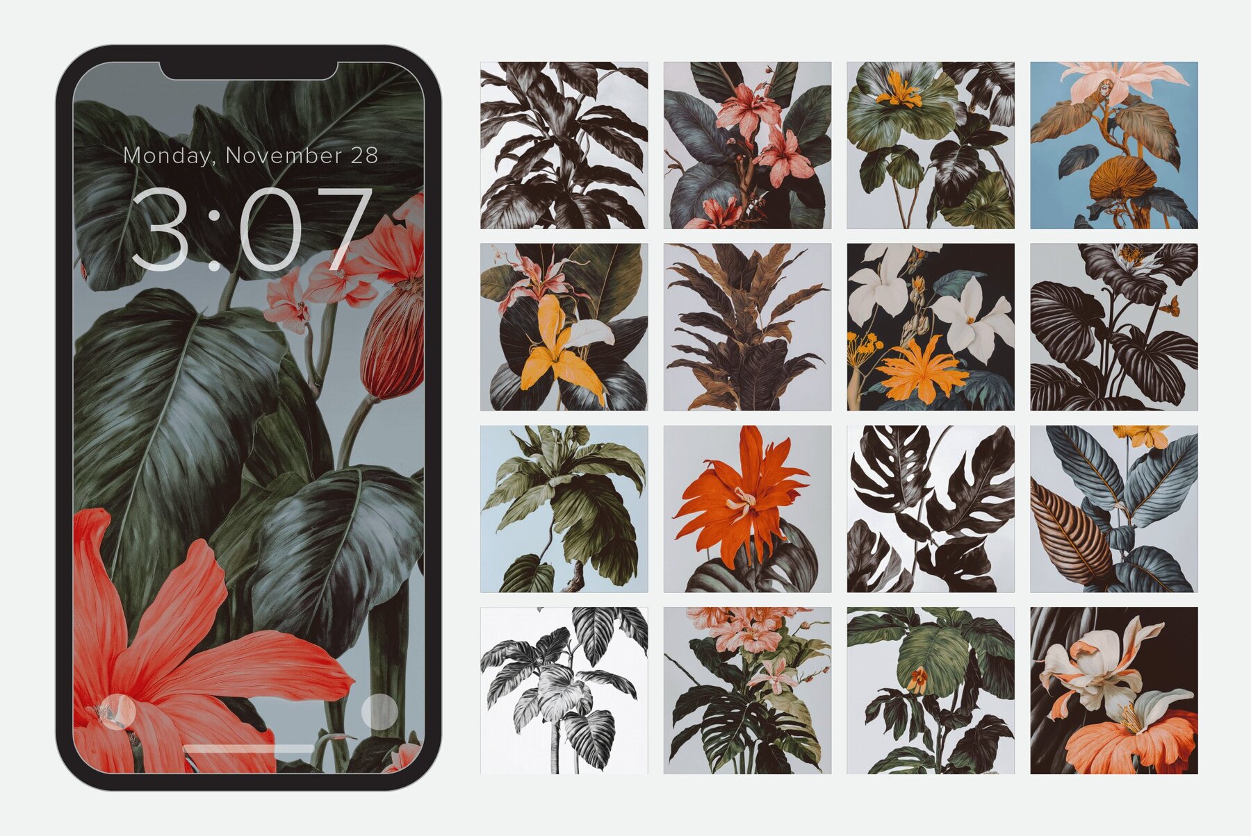 60 Flower Illustrations 9