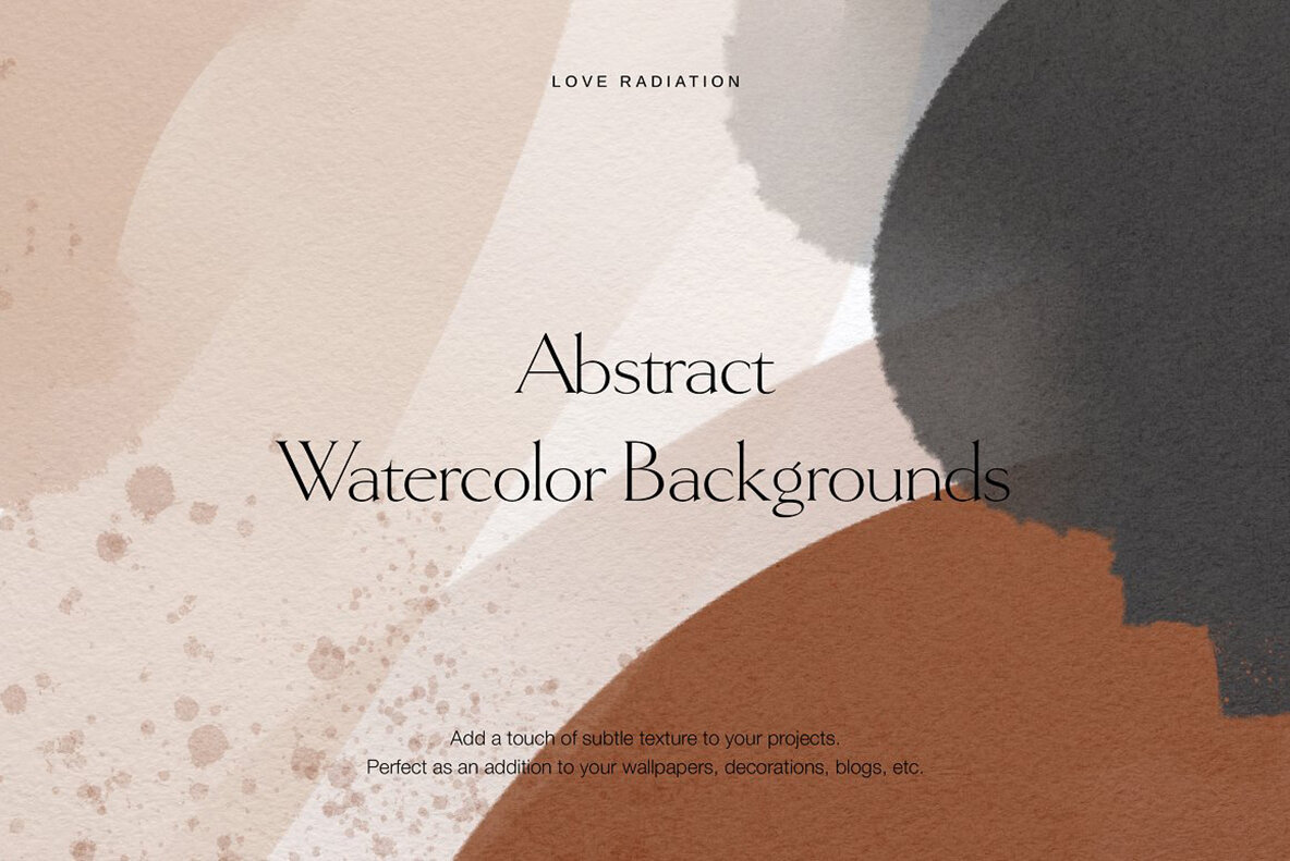 Abstract Watercolor Texture Backgrounds 1