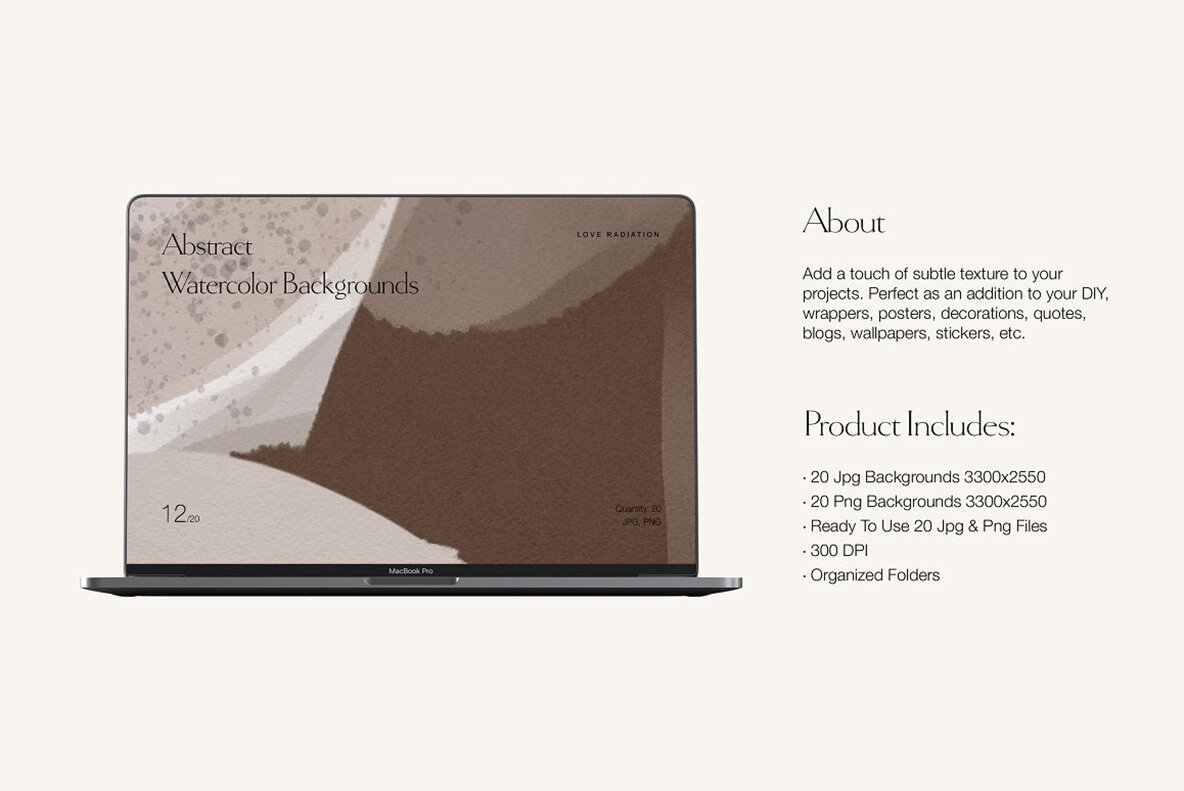 Abstract Watercolor Texture Backgrounds 8