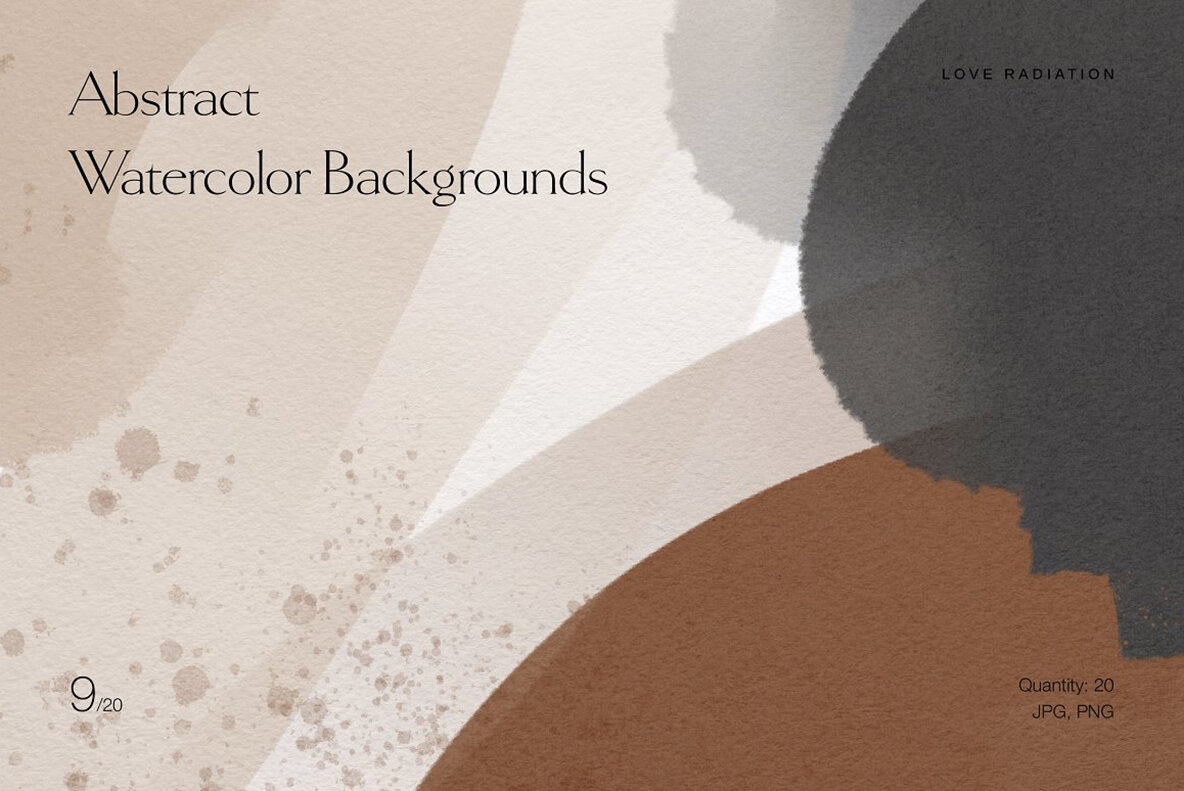 Abstract Watercolor Texture Backgrounds 11