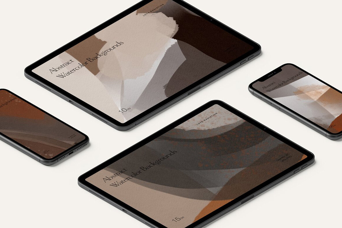 Abstract Watercolor Texture Backgrounds 14