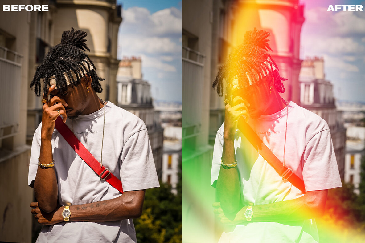 Prism Light Leaks Overlays 3