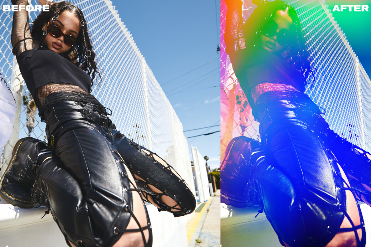 Prism Light Leaks Overlays 4