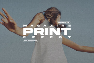 Magazine Print Effect