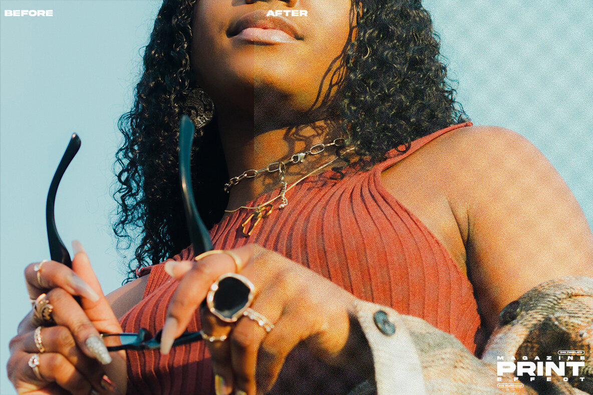 Magazine Print Effect 2