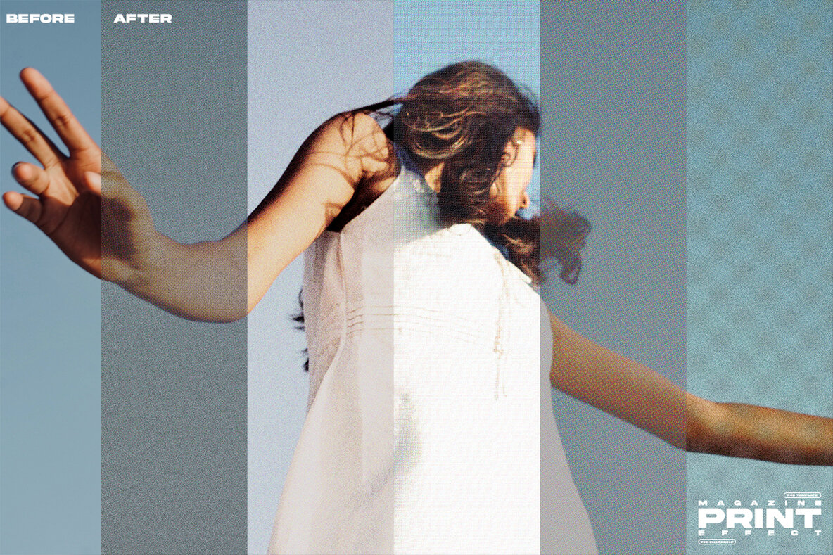 Magazine Print Effect 4