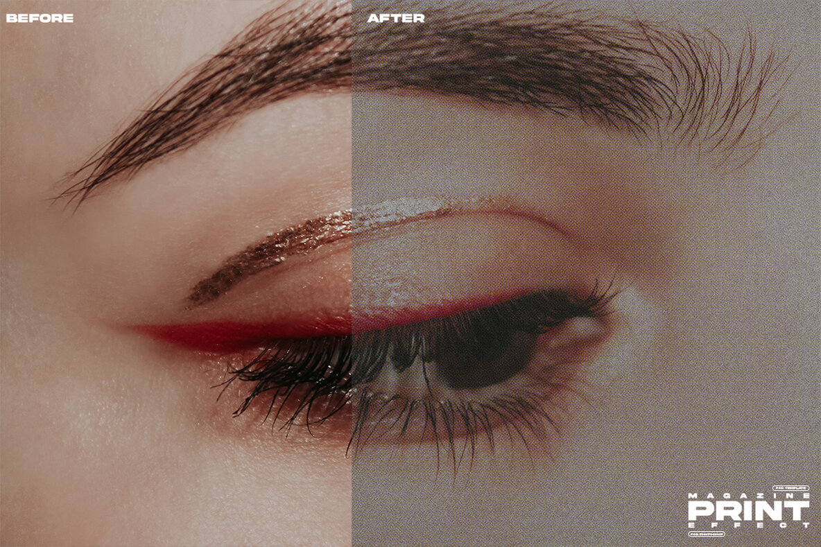 Magazine Print Effect 5