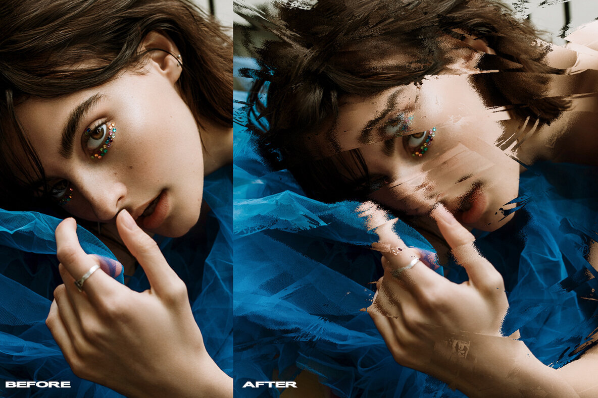 Shattered   Photoshop Template 2