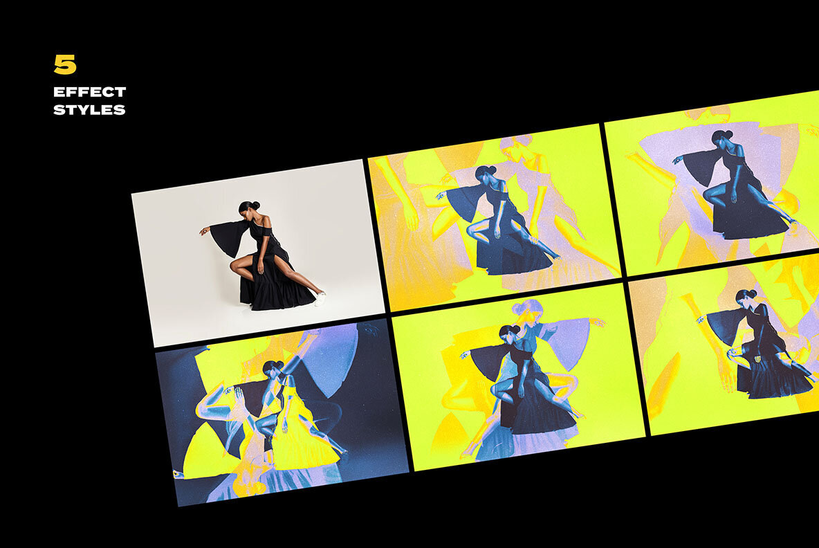 Neon Negative Photo Effect 3