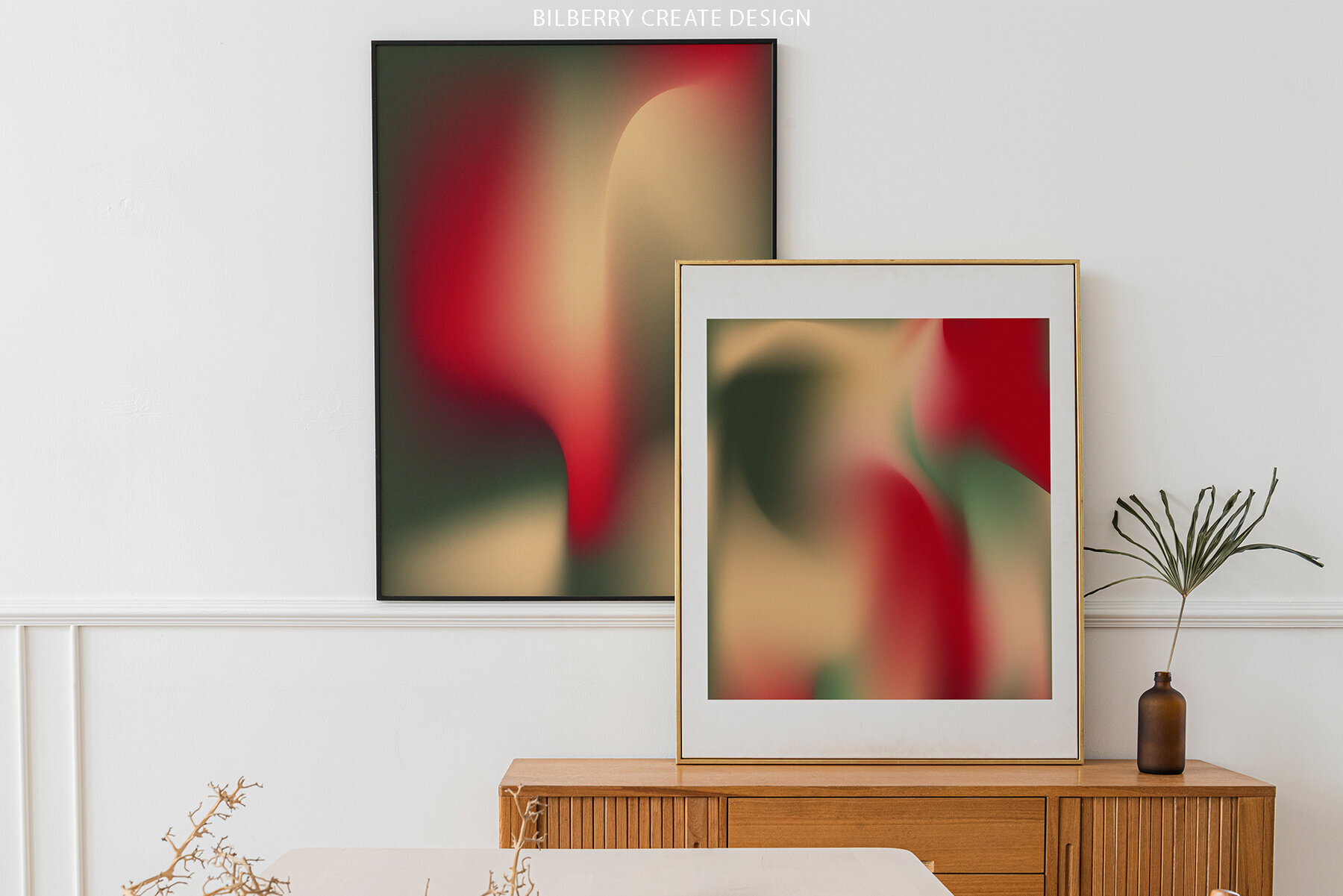 Winter abstract gradient background 3