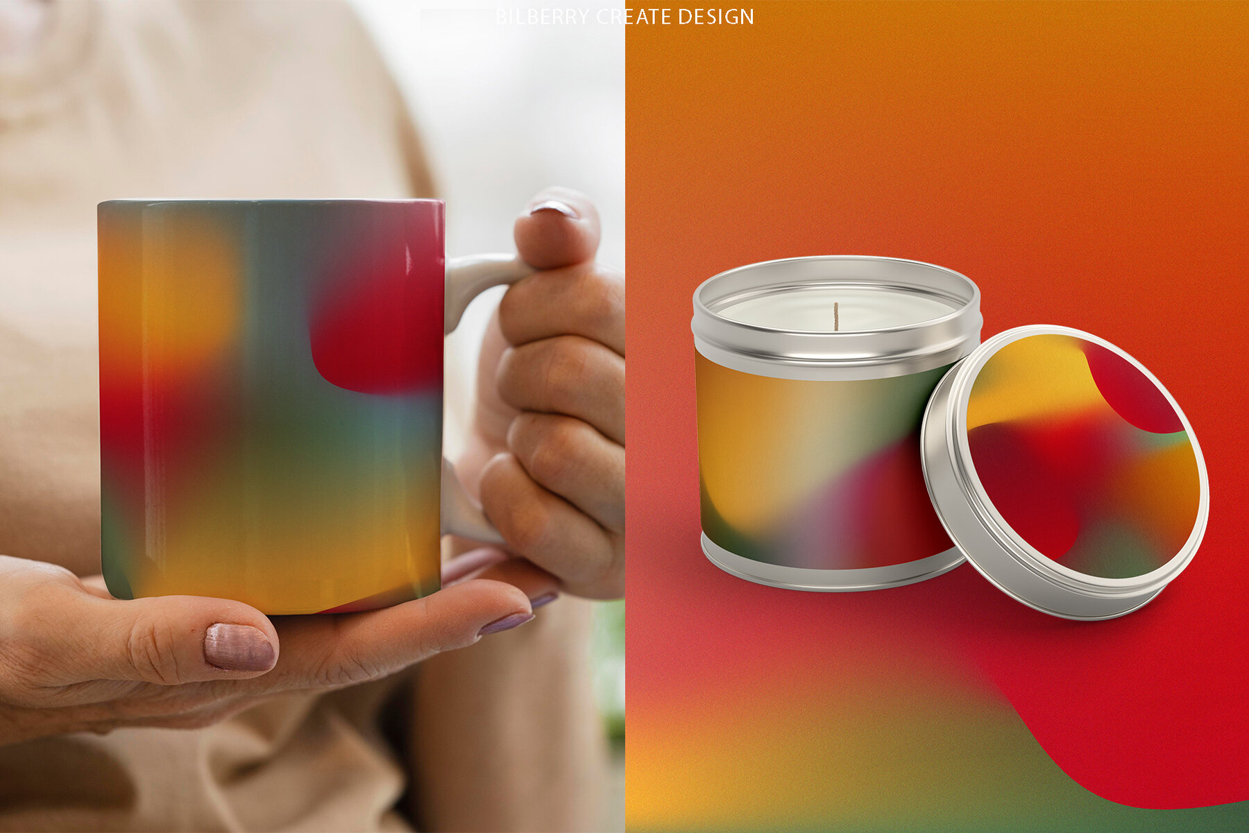 Winter abstract gradient background 4