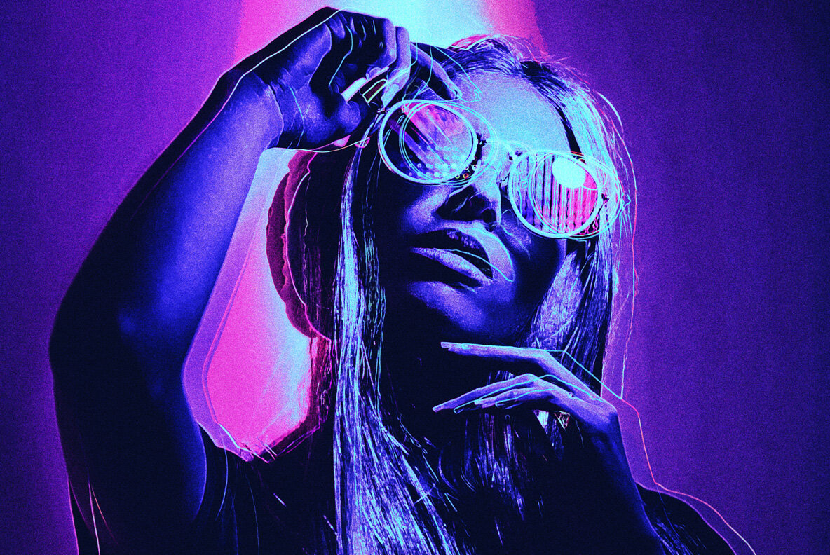 Cyberpunk Photo Effect 4