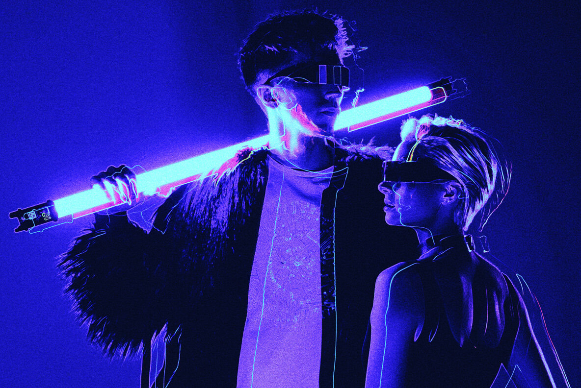 Cyberpunk Photo Effect 6