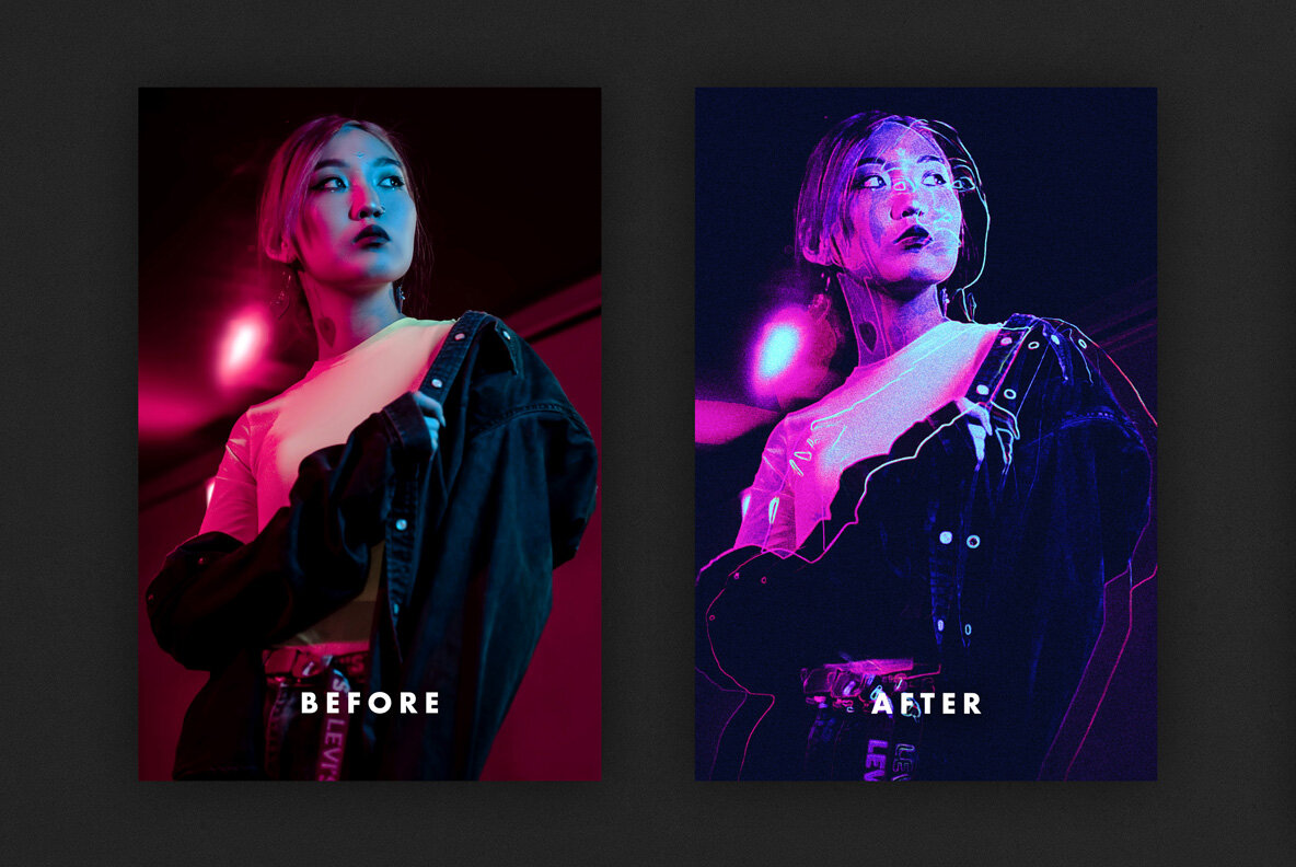 Cyberpunk Photo Effect 7