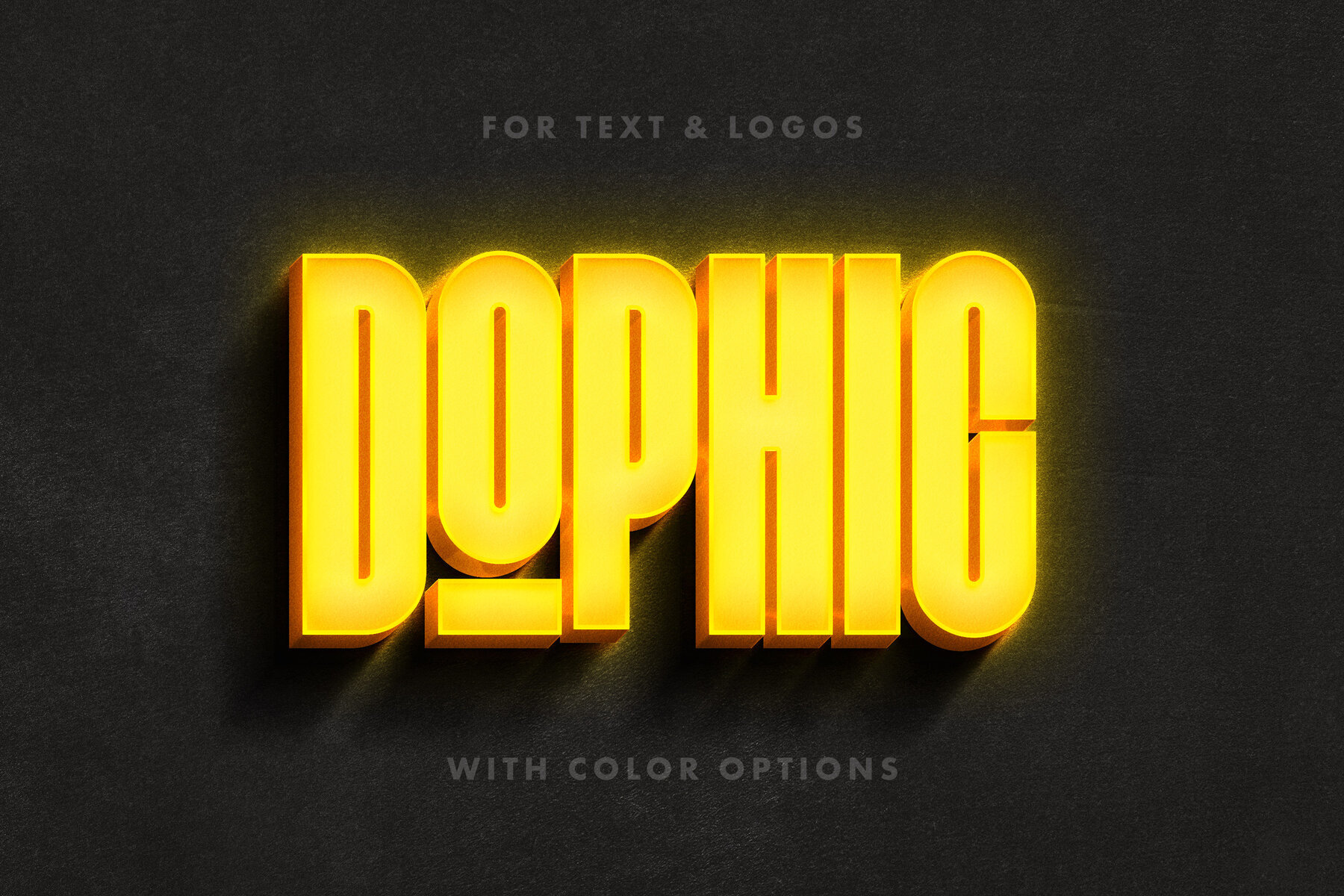 Glowing Logotype Effect 1