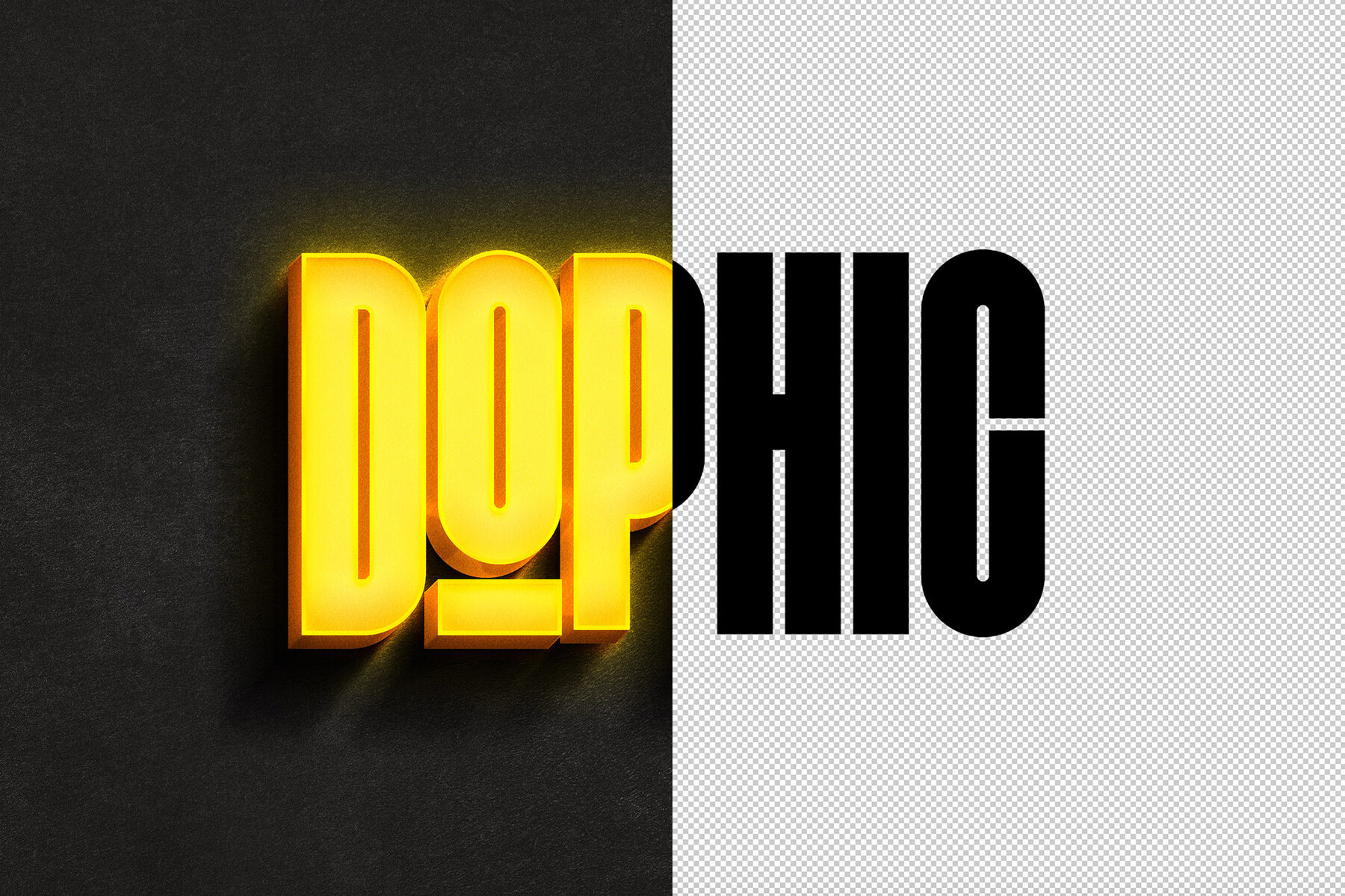 Glowing Logotype Effect 7