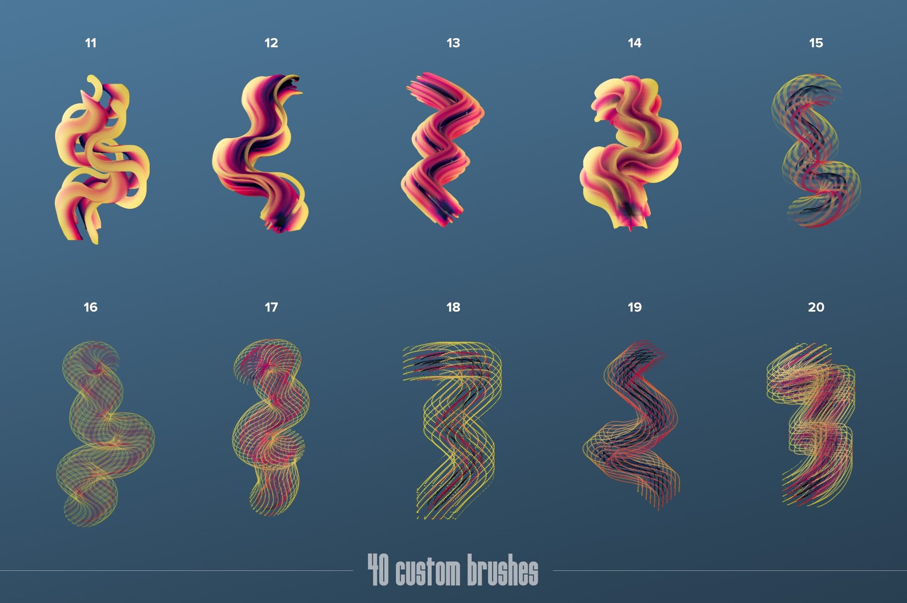 Gradial     Multicolor Brushes for Affinity 8