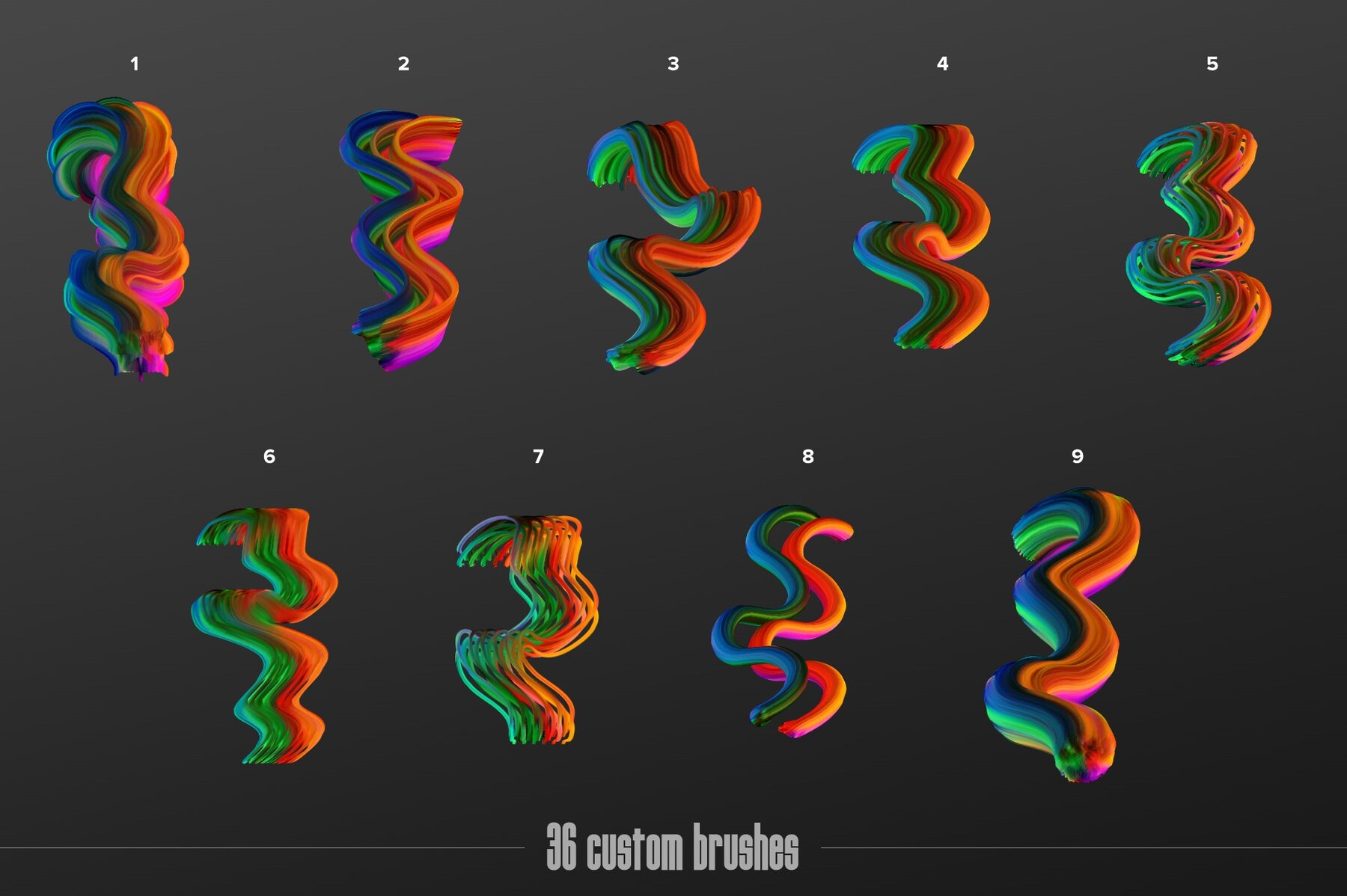 Painter     Multicolor Brushes for Affinity 7