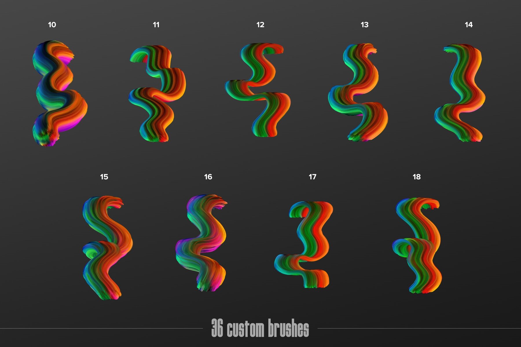 Painter     Multicolor Brushes for Affinity 8