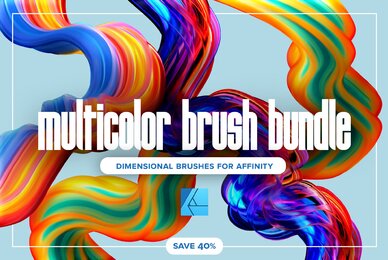 Multicolor Brush Bundle for Affinity
