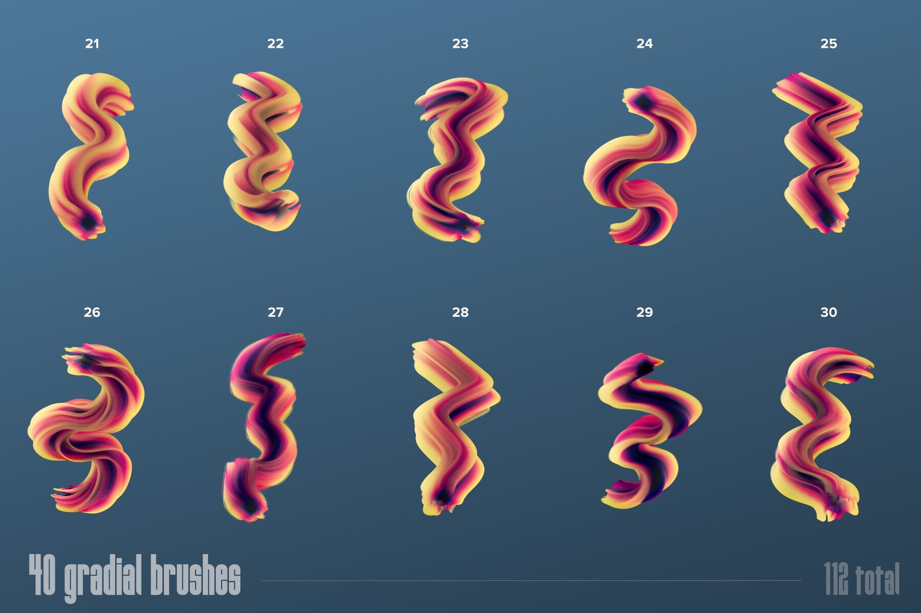 Multicolor Brush Bundle for Affinity 15