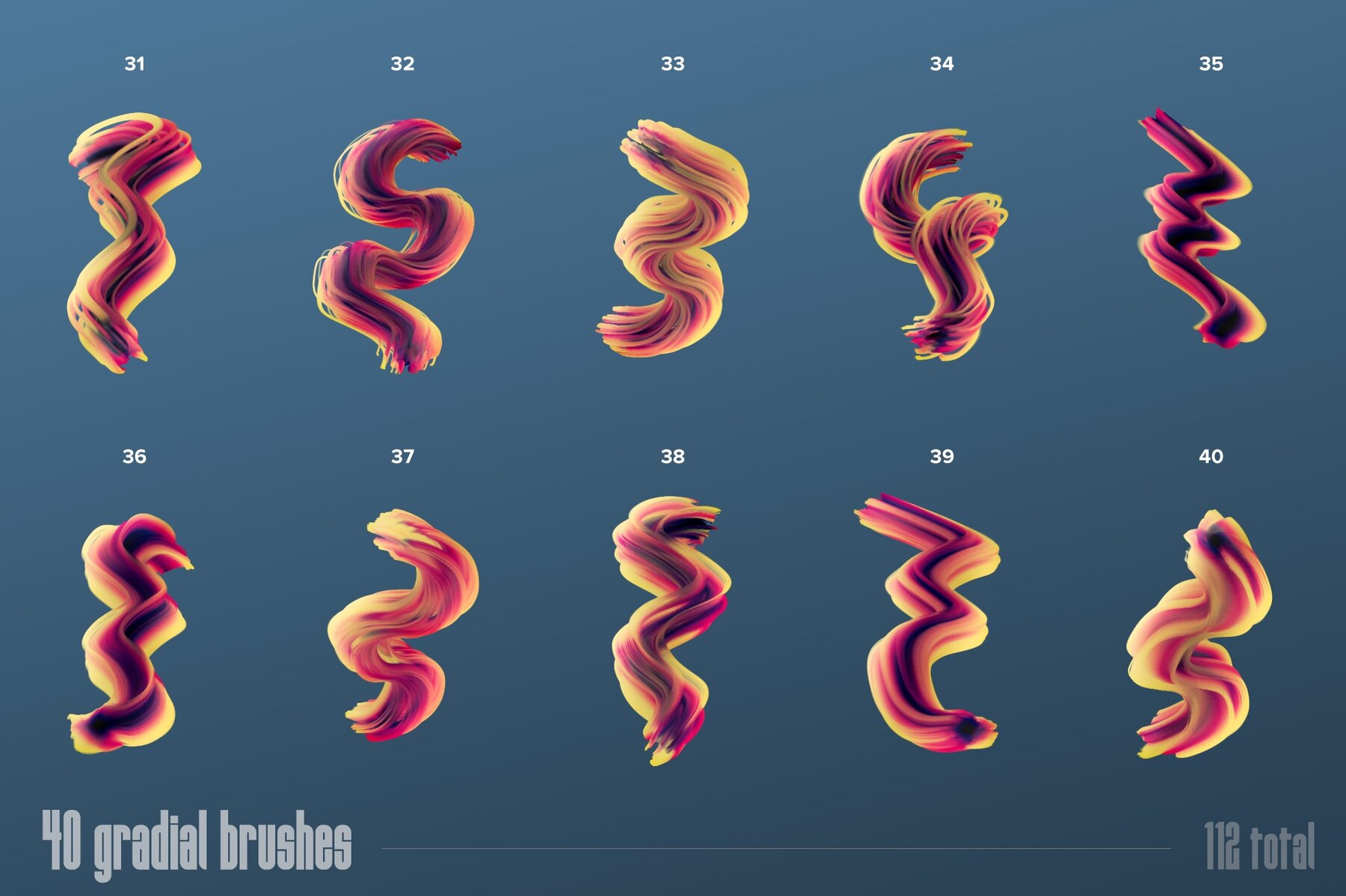 Multicolor Brush Bundle for Affinity 16