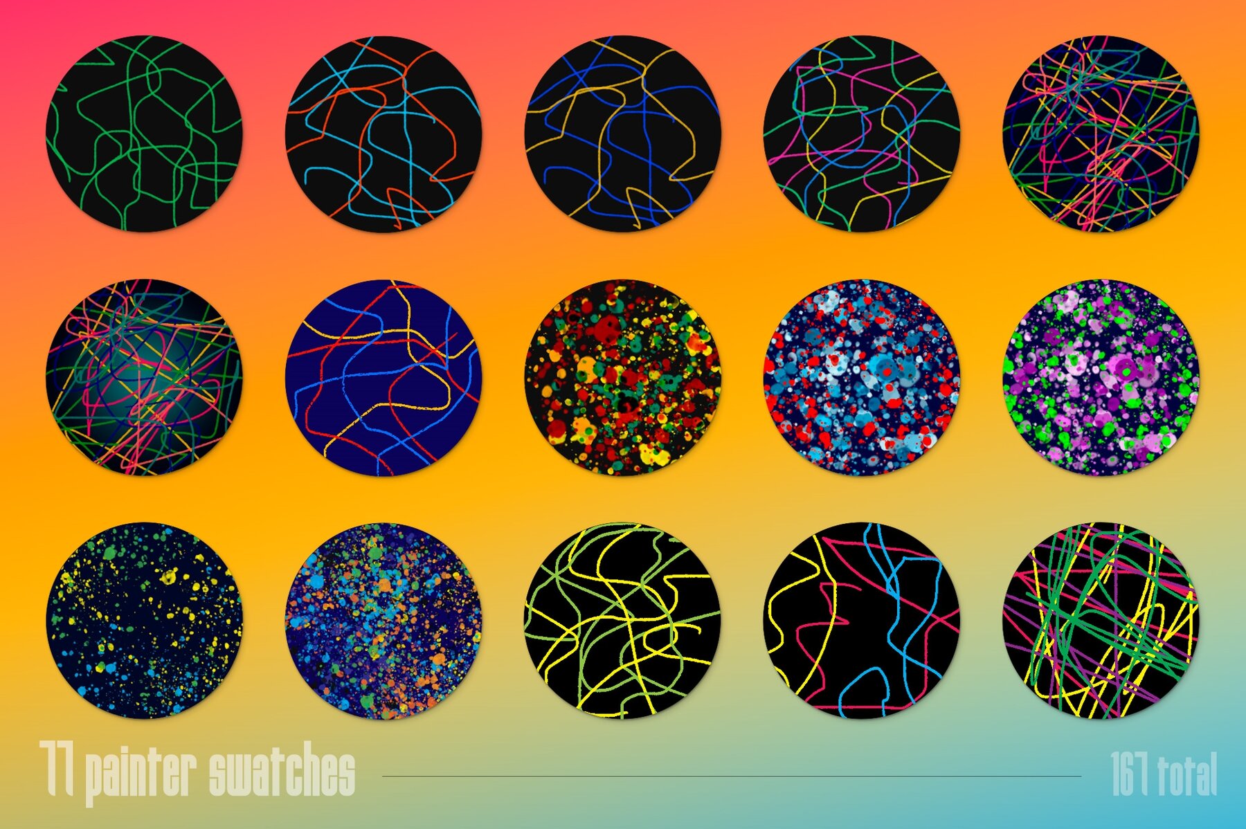 Multicolor Brush Bundle for Affinity 28