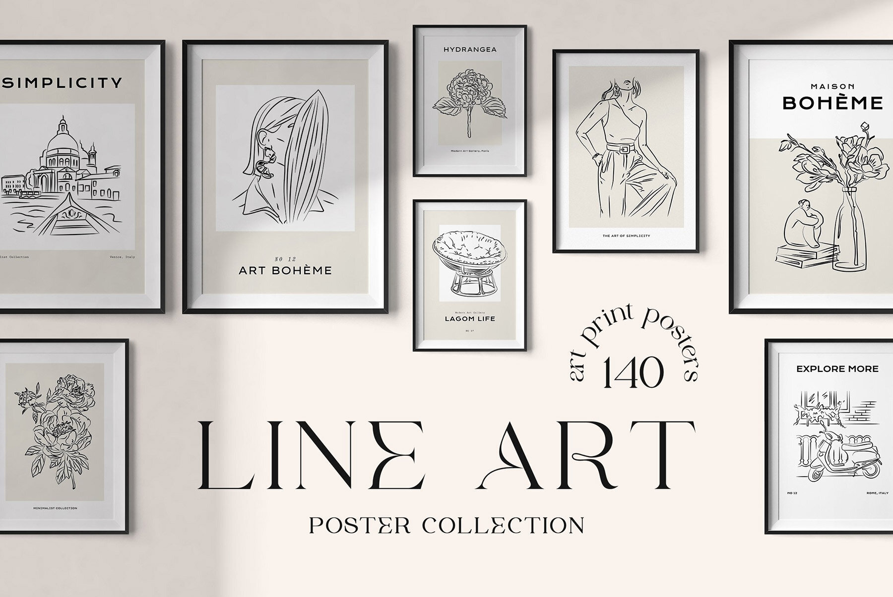 Line Art Prints Posters 1