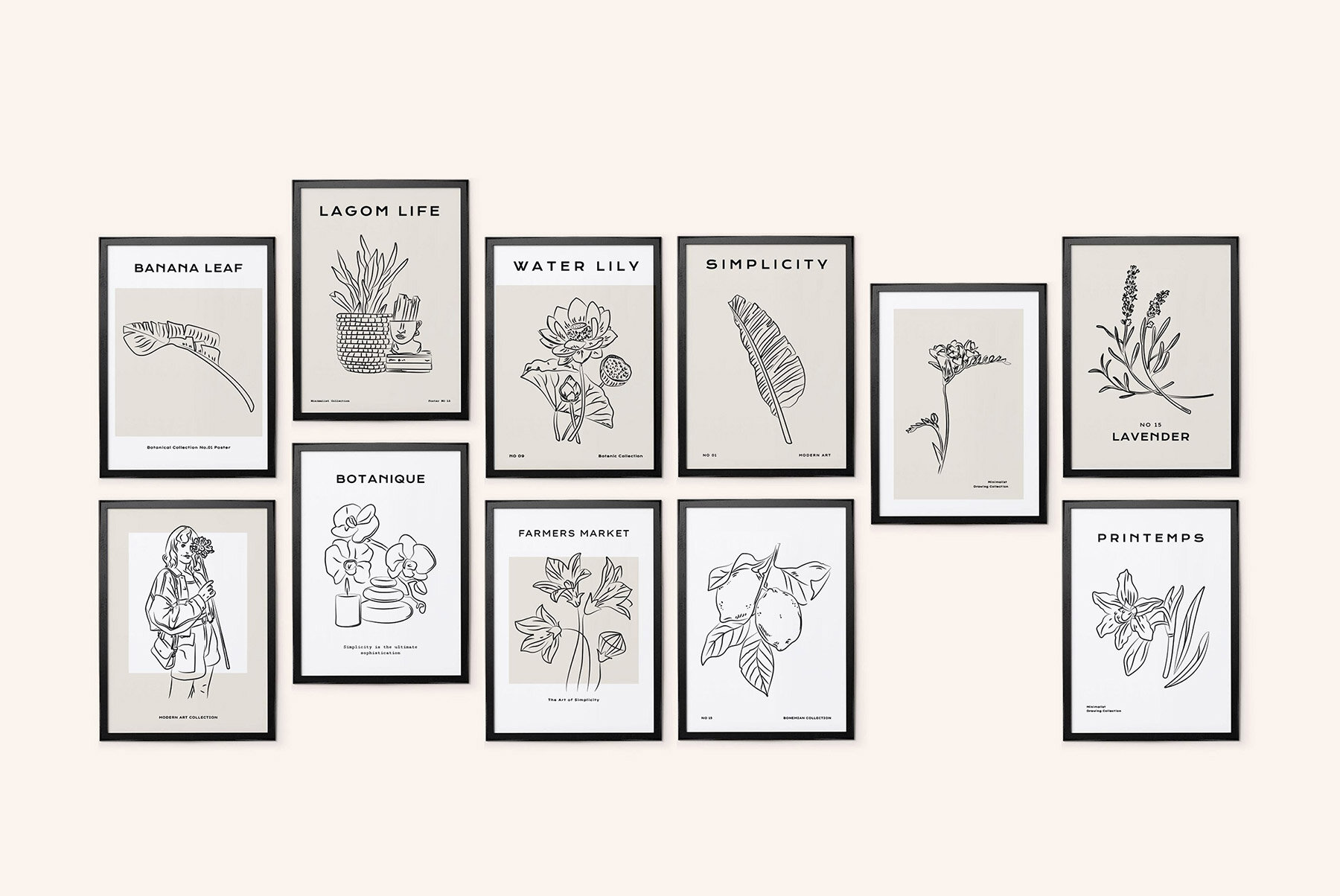 Line Art Prints Posters 7