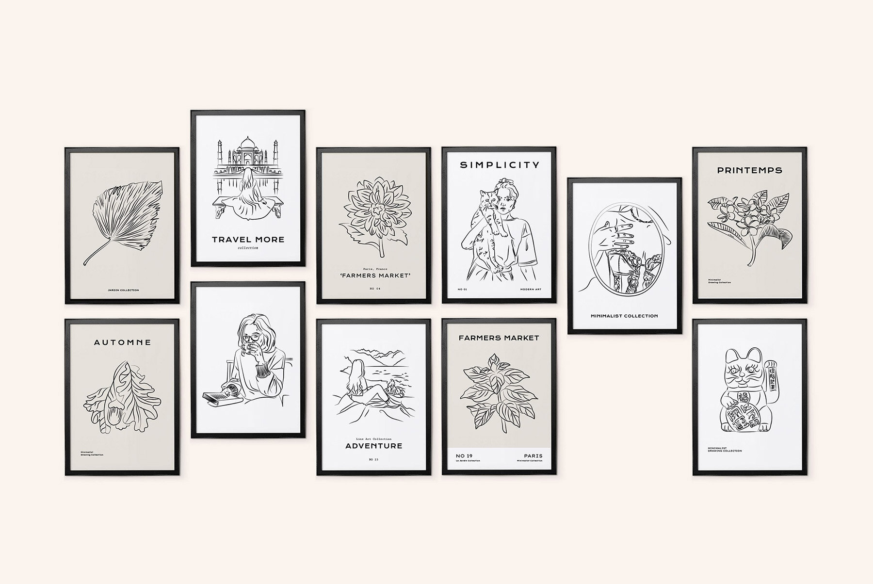 Line Art Prints Posters 15