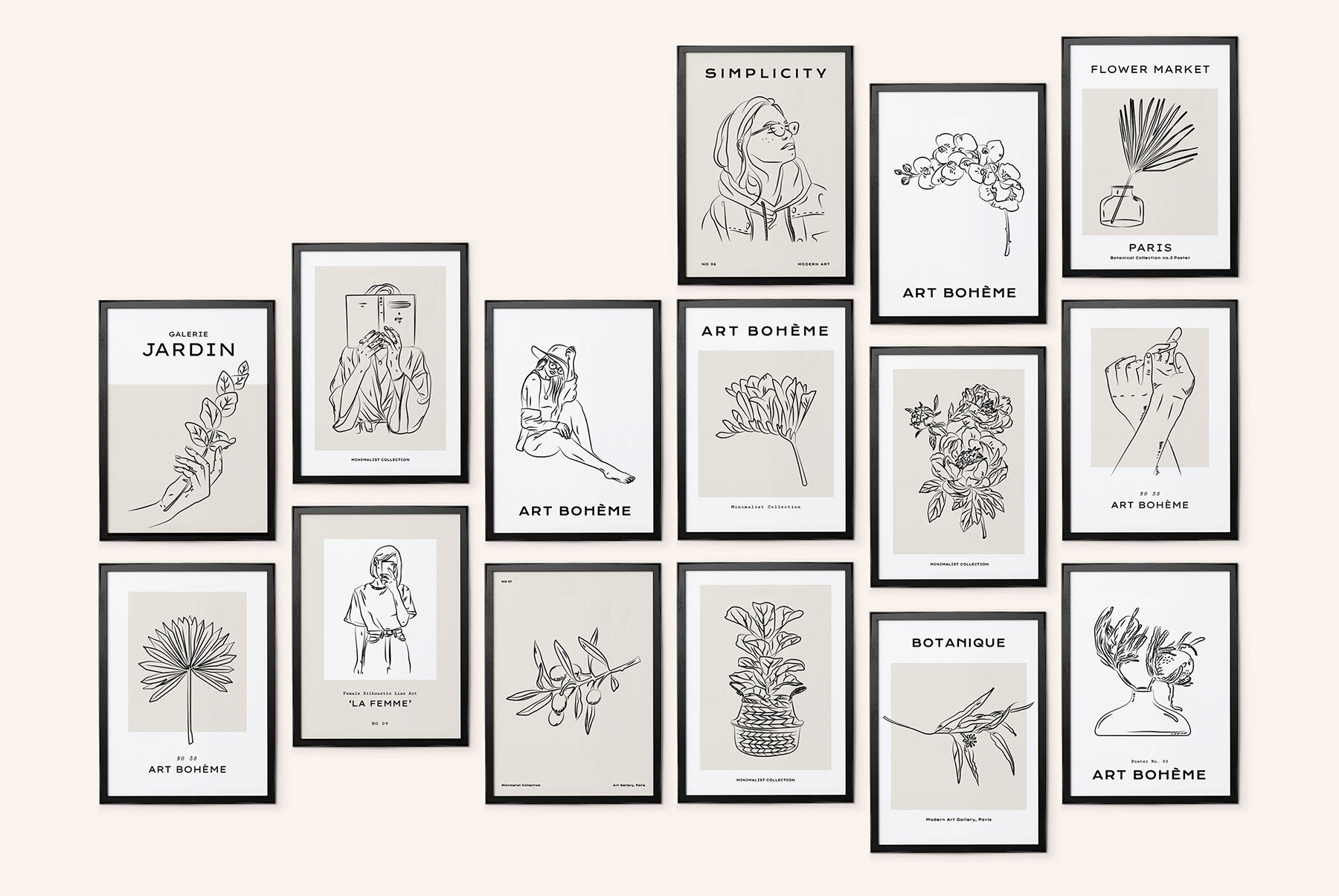 Line Art Prints Posters 21